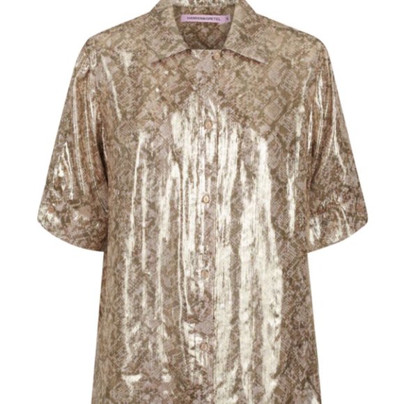 Hansen & Gretel Sinzie Shirt Metallic Python - Picture 6 of 7